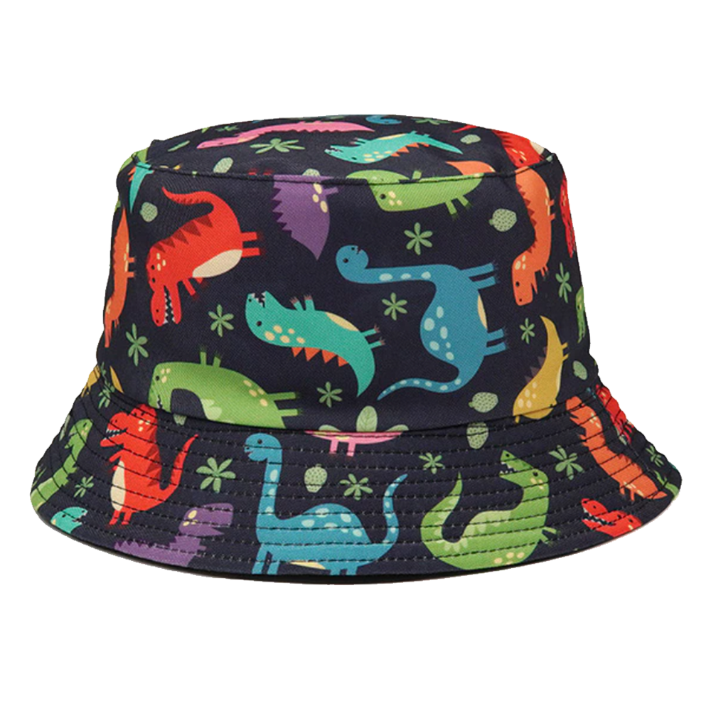 Kids Reversible Bucket Hat - Dinosaurs | Eagle Eyes Kid's Sunglasses